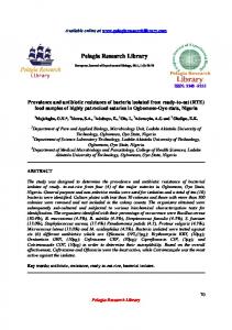 Pelagia Research Library - iMedpub