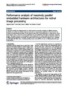 Performance analysis of massively parallel