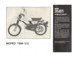 Peugeot TSM Owner's Manual - Project Moped Manual