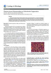 Plasmacytoma Masquerading as Hidradenitis Suppurativa