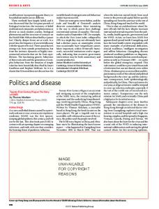 Politics and disease