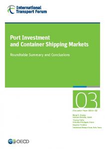 Port Investment and Container Shipping Markets