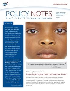 Positioning Young Black Boys for Educational Success (PDF) - ETS