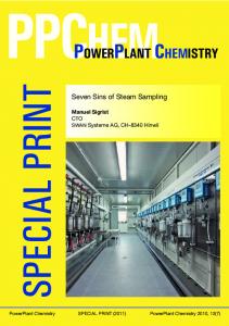 powerplant chemistry - SWAN Analytical