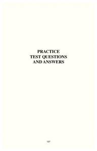 Practice Test Q & A Part 1 of 2 (pdf file)