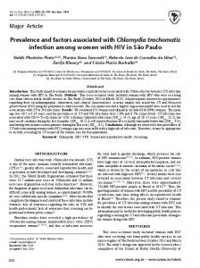 Prevalence and factors associated with Chlamydia trachomatis ...