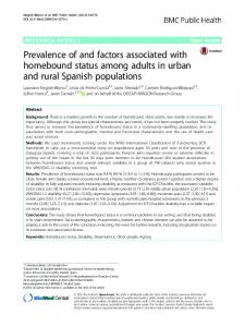 Prevalence of and factors associated with