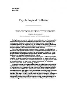 Psychological Bulletin - American Psychological Association