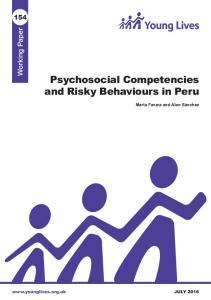 Psychosocial Competencies and Risky Behaviours in ...