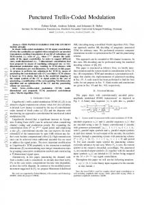 Punctured Trellis-Coded Modulation - arXiv