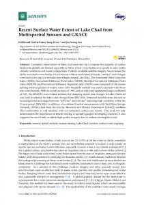 Recent Surface Water Extent of Lake Chad from Multispectral ... - MDPI
