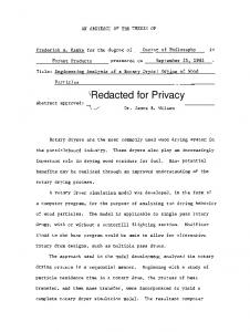 Redacted for Privacy - Oregon State University