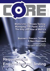 Requirements Engineering and Testing
