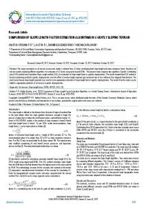 Research Article COMPARISON OF SLOPE ... - BioInfo Publication