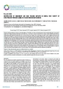 Research Article IDENTIFICATION OF SEMI ... - BioInfo Publication