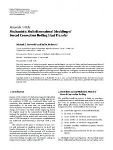 Research Article Mechanistic Multidimensional