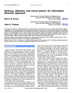 Saliency, attention, and visual search: An