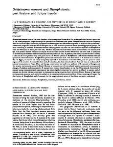 Schistosoma mansoni and Biomphalaria