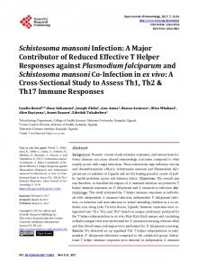 Schistosoma mansoni Infection - Scientific Research Publishing