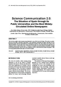 Science Communication 2.0 - Digibug - Universidad de Granada