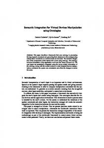 Semantic Integration for Virtual Devices ... - Semantic Scholar