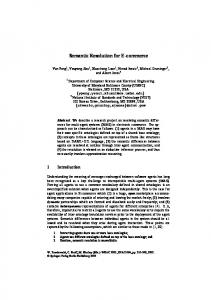 Semantic Resolution for E-commerce - Semantic Scholar