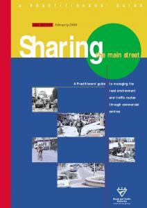 Sharing the Main Street - Road Safety