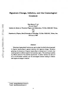 Signature Change, Inflation, and the Cosmological Constant