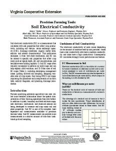 Soil Electrical Conductivity - Virginia Tech