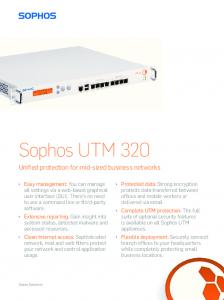 Sophos UTM 320