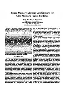 Space-Memory-Memory Architecture for Clos ... - Semantic Scholar