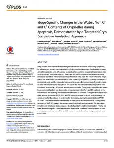 Stage-Specific Changes in the Water, Na+, Cl- and ... - Semantic Scholar