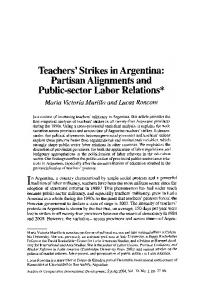 strikes in Argentina - Springer Link