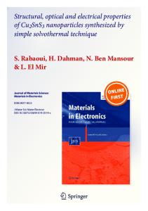 Structural, optical and electrical properties of ...