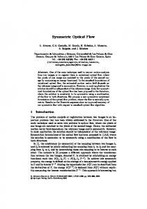 Symmetric Optical Flow - Semantic Scholar