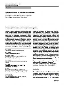 Sympatho-renal axis in chronic disease - BioMedSearch