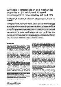 Synthesis, characterisation and mechanical properties of SiC ...