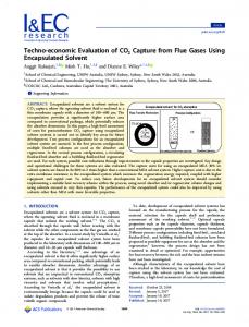 Techno-economic Evaluation of CO2 Capture from ... - ACS Publications