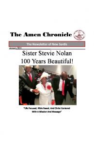 The Amen Chronicle - New Sardis Baptist Church