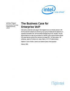 The Business Case for Enterprise VoIP