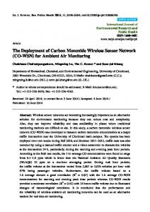 The Deployment of Carbon Monoxide Wireless ... - BioMedSearch