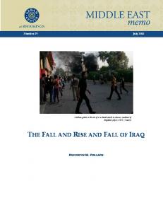 The Fall and Rise and Fall of Iraq - Brookings