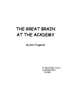 THE GREAT BRAIN - TeachingBooks.net