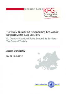 The Holy Trinity of Democracy, Economic Development ... - Userpage
