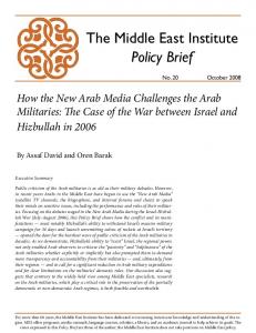 The Middle East Institute Policy Brief