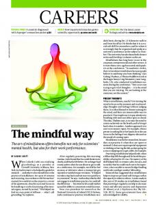 The mindful way