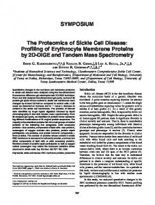 The Proteomics of Sickle Cell Disease: Profiling of ... - SAGE Journals