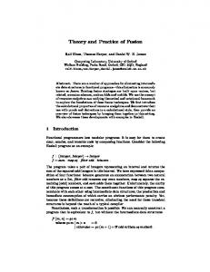 Theory and Practice of Fusion - Department of Computer Science ...