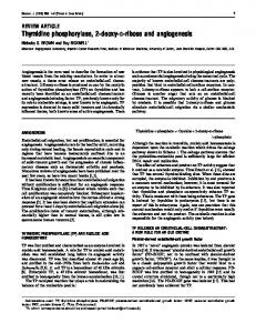 Thymidine phosphorylase, 2-deoxy-D-ribose and ... - Semantic Scholar