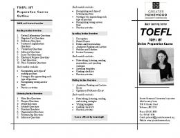 TOEFL iBT Online Preparation Course - Greater Homewood ...